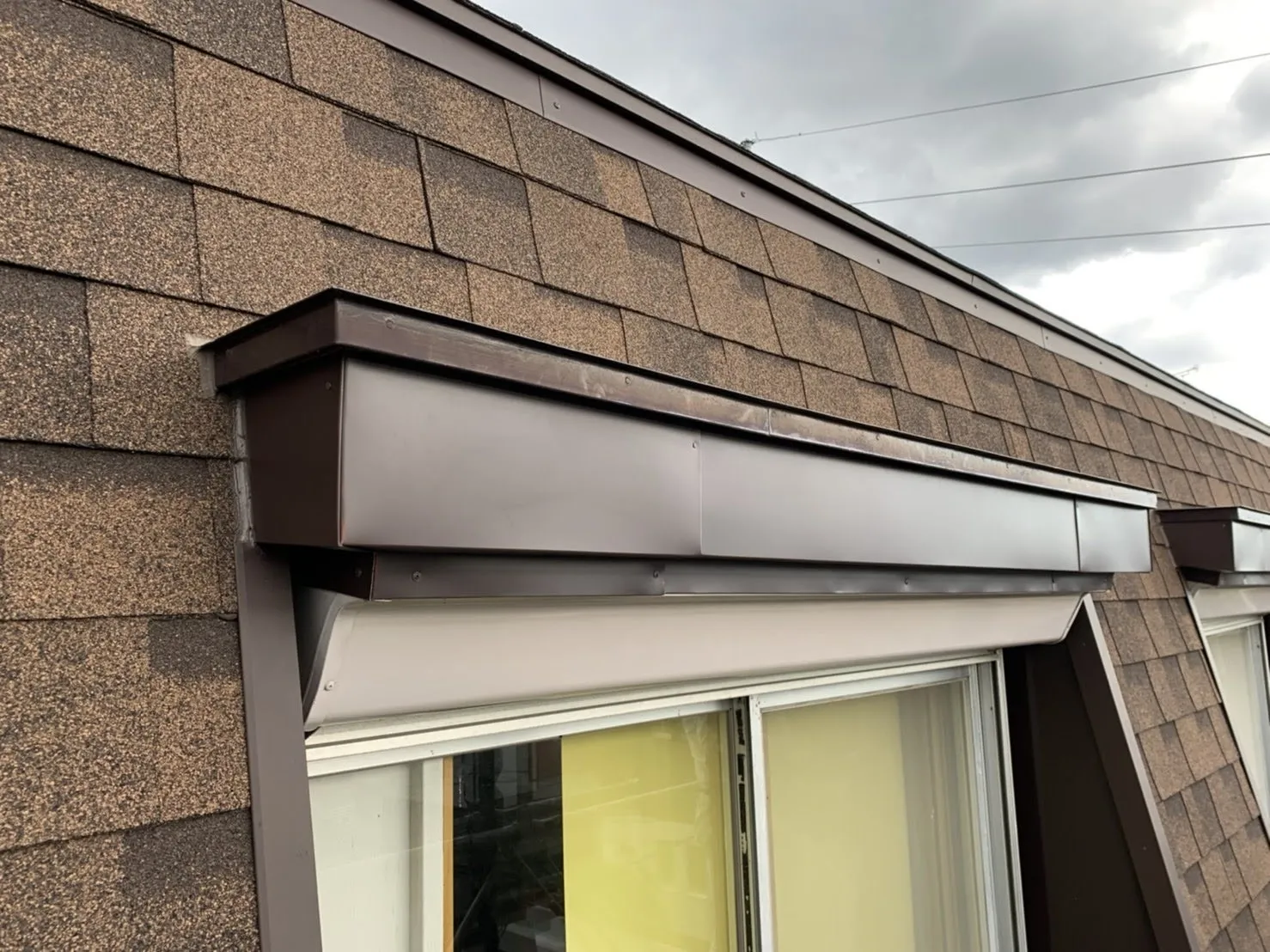 外装工事1:シャッターBOX巻き