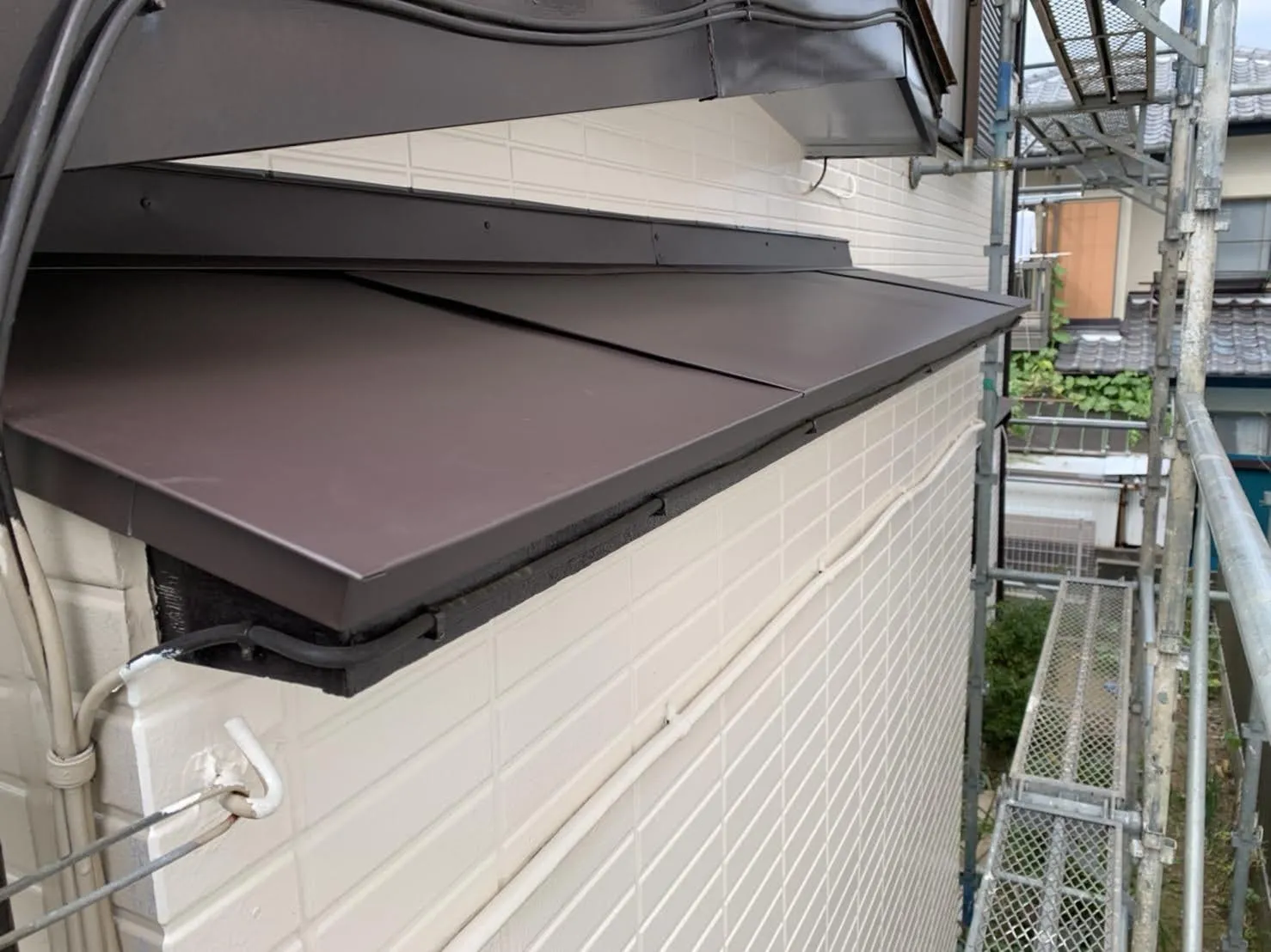 外装工事11:霧除け