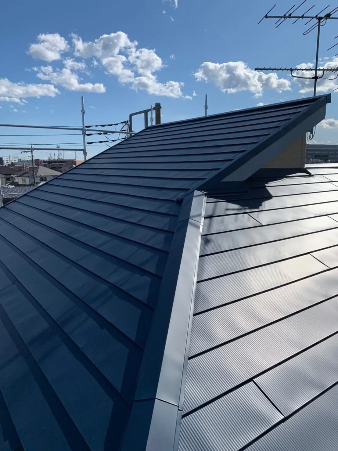 屋根工事1:カバー工法