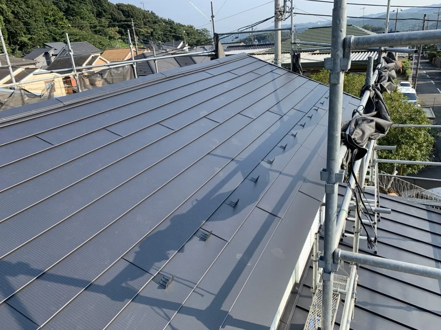 屋根工事8:瓦葺き替え